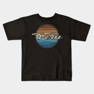 Vein Retro Waves Kids T-Shirt